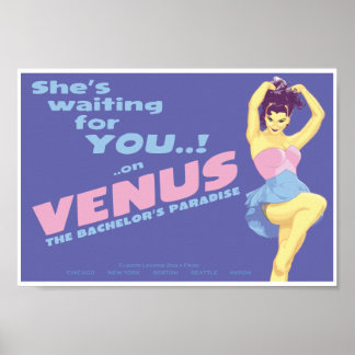 Póster VENUS, el paraíso del soltero