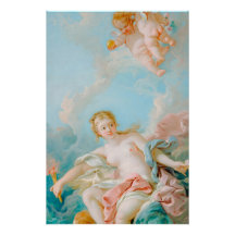 Venus en las olas por François Boucher