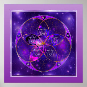 Póster Venus Flower of Love fineART Universe