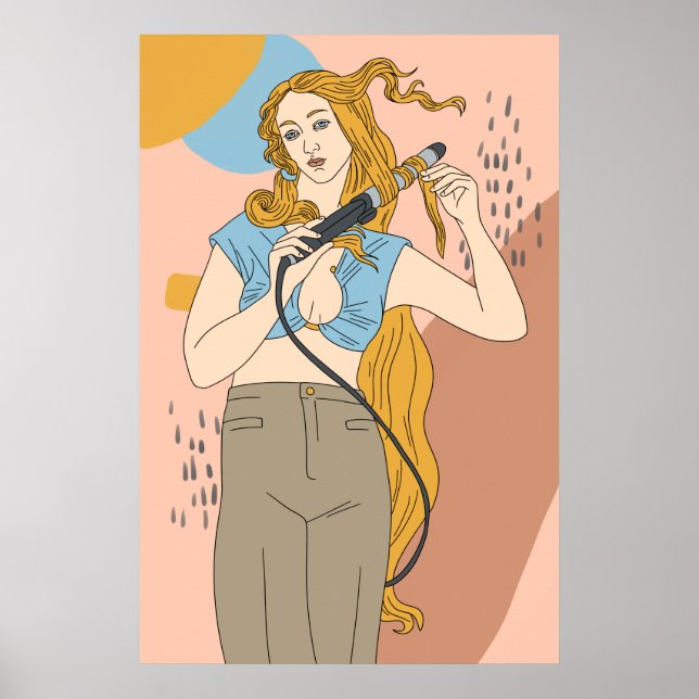 Póster Venus moderno (Frente)