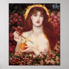Póster Venus Verticordia Dante Gabriel Rossetti Cardstock