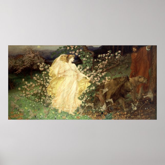 Póster Venus y Anchises (1890) por William Richmond (Frente)