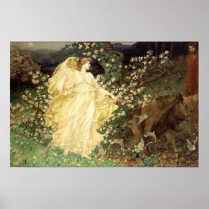 Póster Venus y Anquises (1890) por William Richmond