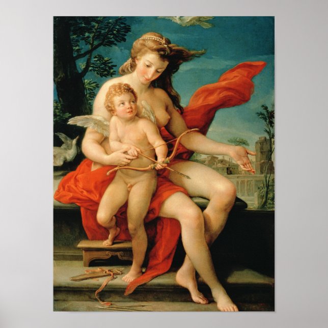 Póster Venus y Cupido, 1785 (Frente)