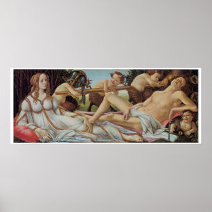 Póster Venus y Mars por Sandro Botticelli