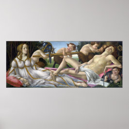 Póster Venus y Mars por Sandro Botticelli