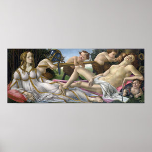 Póster Venus y Mars, Sandro Botticelli