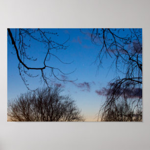 Póster Venus y Mercurio al atardecer, Ohio