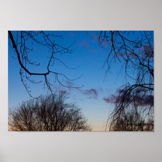Póster Venus y Mercurio al atardecer, Ohio (Frente)