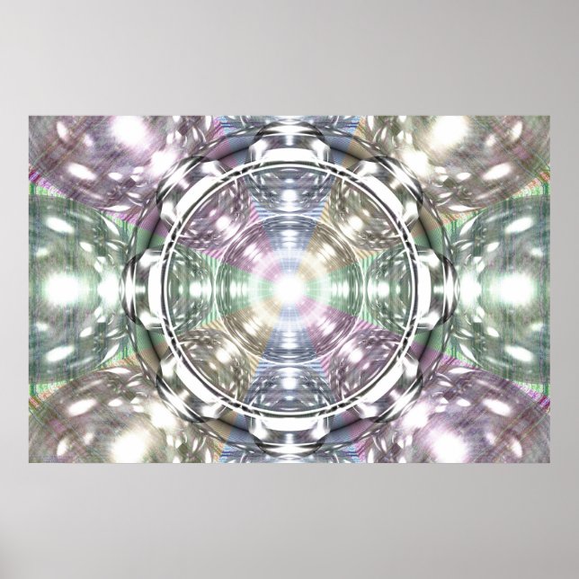 Póster Venus y órbitas terrestres por Martineau (Frente)