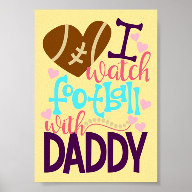 Póster Veo FÚTBOL con el POSTER DADDY (Frente)