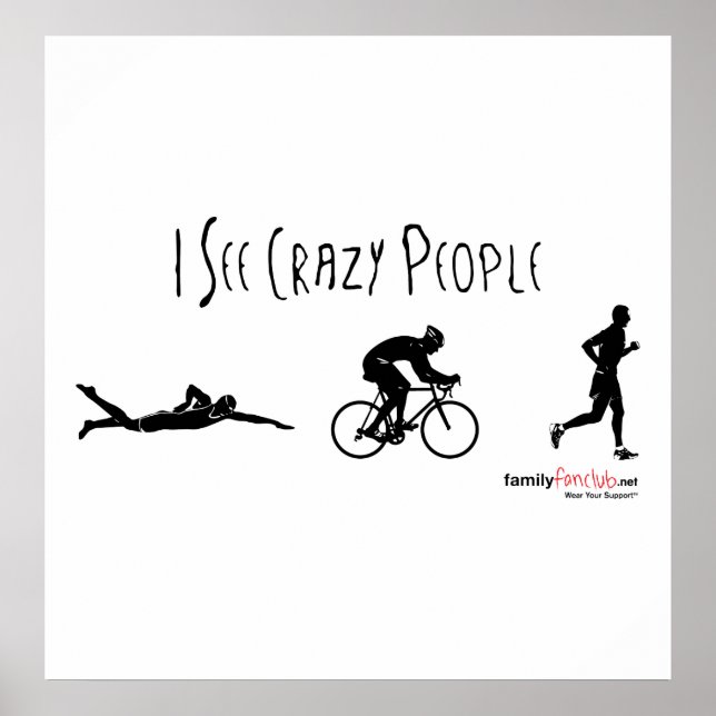 Póster Veo Personas Locas (Frente)
