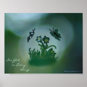Póster Ver a Dios en cada cosa