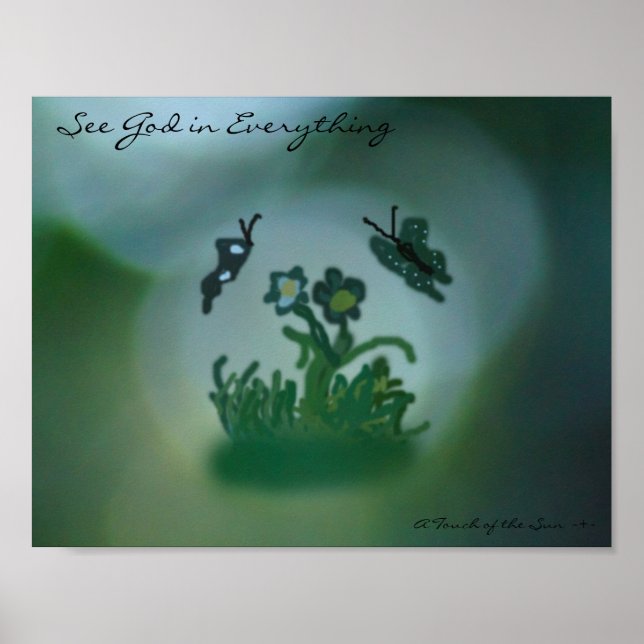 Póster Ver a Dios en todo (Frente)