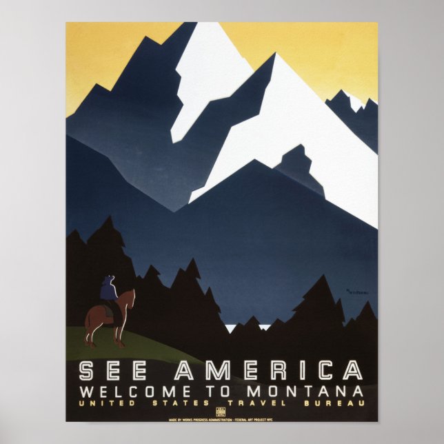 Póster Ver América-Montana (Frente)