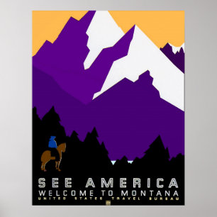 Póster Ver América Montana