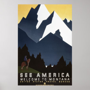 Póster Ver América: Montana