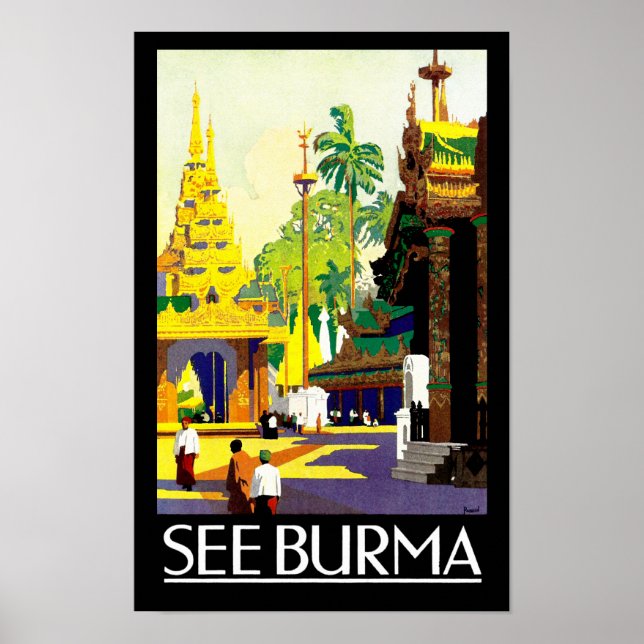 Póster Ver Burma (Frente)