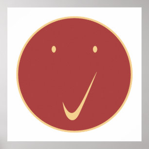 Póster Ver cara - Marcado, Cr/Rojo.