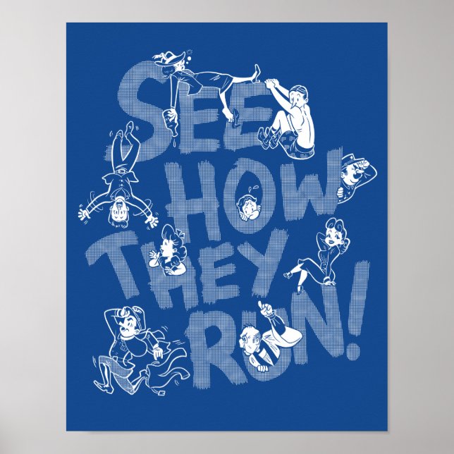 Póster Ver Cómo Corren (Frente)