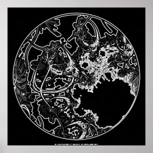 Póster Ver del fractal 1. 2