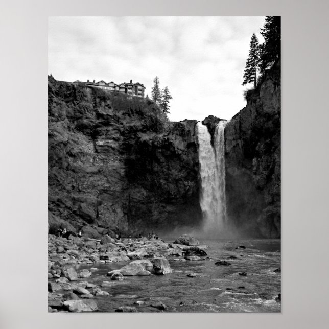 Póster Ver desde las Cataratas inferiores (Frente)