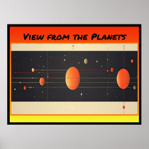 Póster Ver desde los planetas