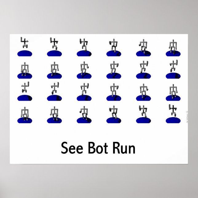 Póster Ver ejecución de bots (Frente)