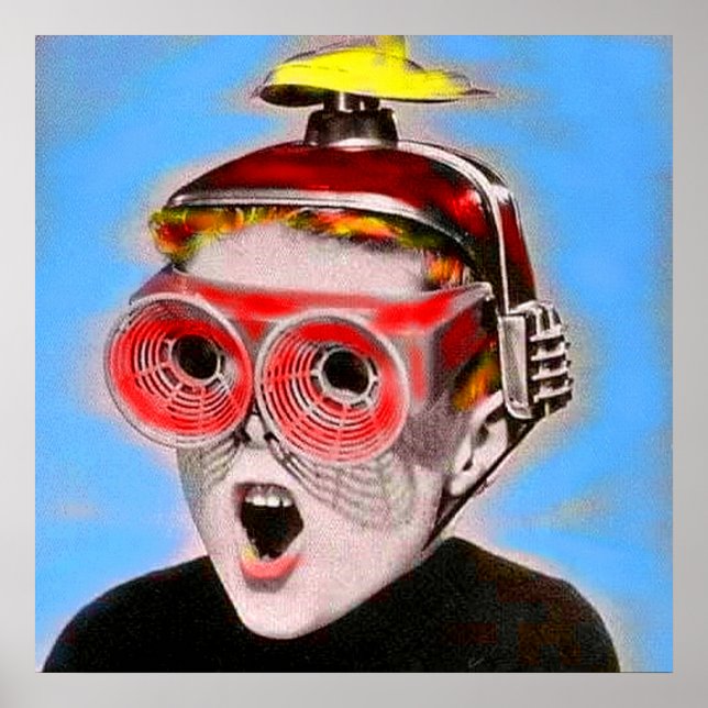 Póster ver en el futuro (Frente)