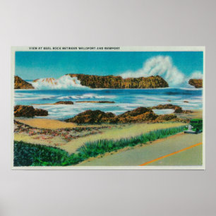 Póster Ver en Seal Rock entre Waldport y Newport