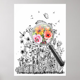 Póster Ver la belleza interior