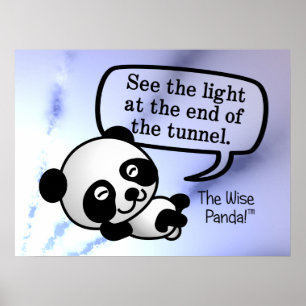 Póster Ver la luz al final del túnel