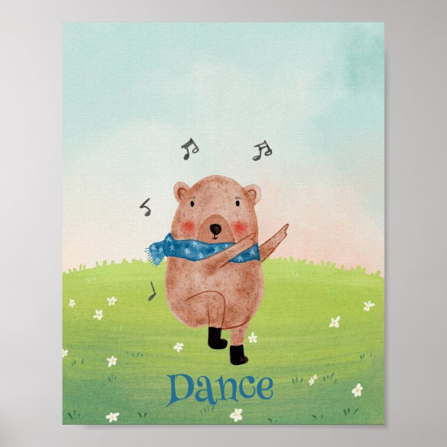 Póster Ver la música, escuchar el baile (Frente)