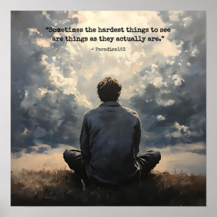 Póster Ver las cosas tal como están (Puerta 1060)