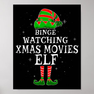 Póster Ver Maratones de Películas de Navidad Elfo Familia