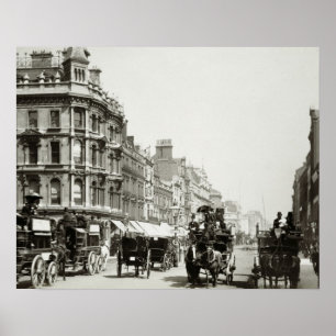 Póster Ver por Oxford Street, Londres (foto de abajo)