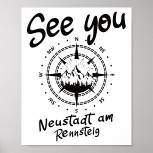 Póster Ver Senderismo Neustadt Am Rennsteig Vacation Ski
