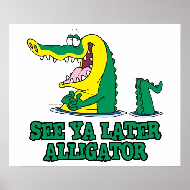 Póster ver ya más tarde lagarto (Frente)