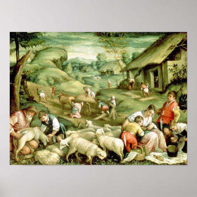 Póster Verano, 1570-80 (Frente)
