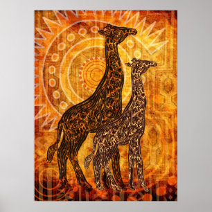 Póster Verano africano