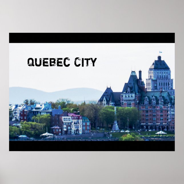 Póster Verano | Ciudad de Quebec (Frente)