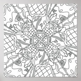 Póster Verano con sentido común: Colores creativos y jugu