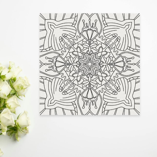 Póster Verano Consciente: Coloreado Botánico Pacífico (Subido por el creador)