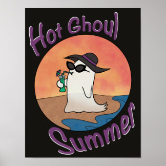 Póster Verano de Hot Ghoul