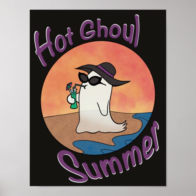 Póster Verano de Hot Ghoul (Frente)