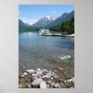 Póster Verano del lago McDonald - Parque Glacier Montana