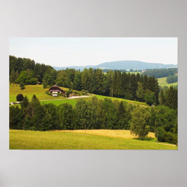 Póster Verano en el campo austríaco (Frente)