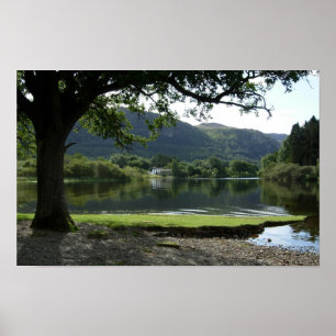 Póster Verano en la bahía de Strandshag: Derwentwater