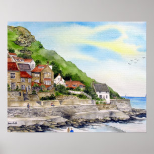 Póster Verano en Runswick Bay por Farida Greenfield
