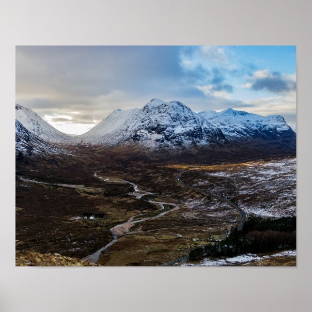 Póster Verano Lairig Gartain Glen Coe Scotland (Frente)